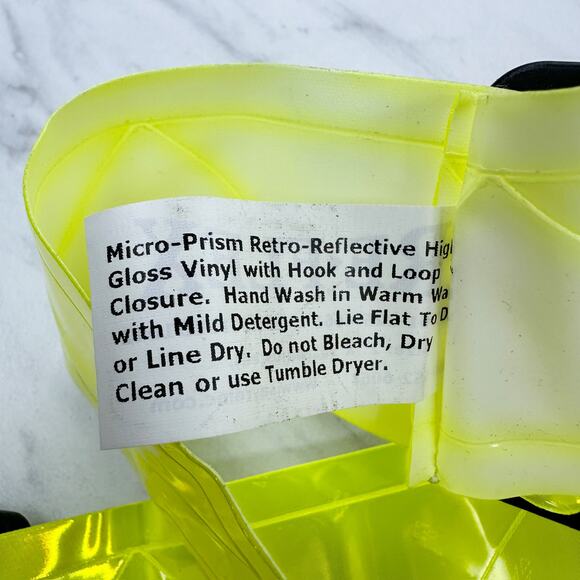 Sayre Re-Flex Neon Yellow Reflective Adjustable Belt One Size OS - Picture 7 of 8